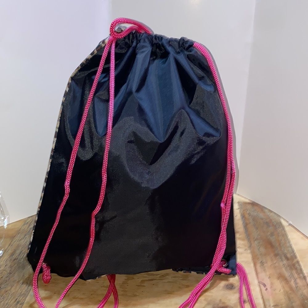 Leopard Drawstring Backpack  - Picture 4 of 5
